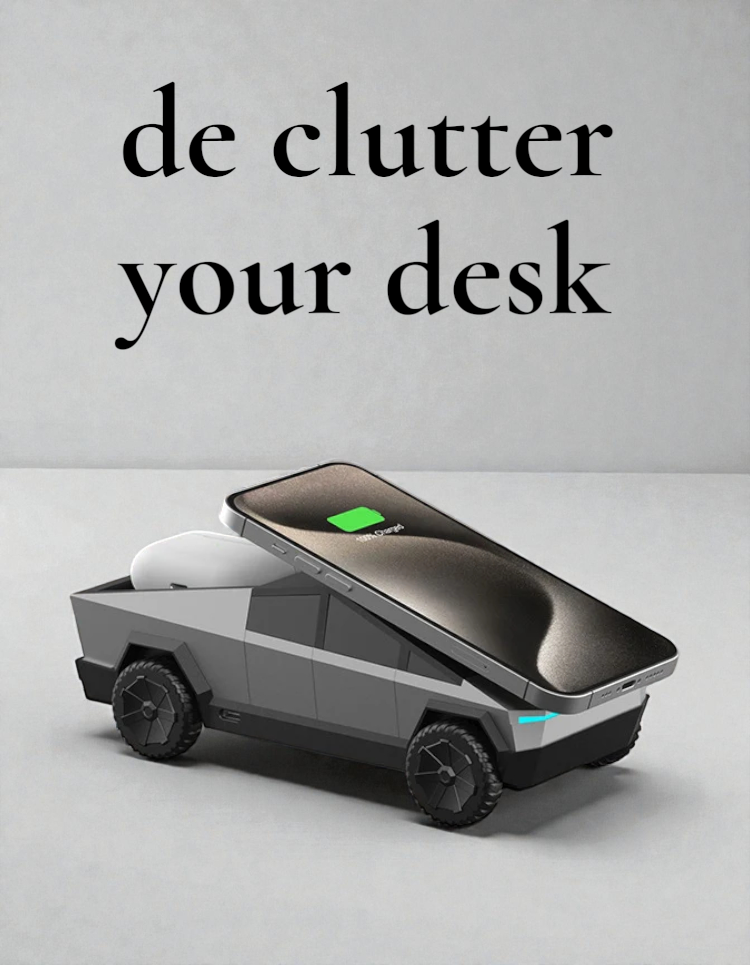 Cybertruck Magnetic Wireless Charger 3-in-1 Fast charging